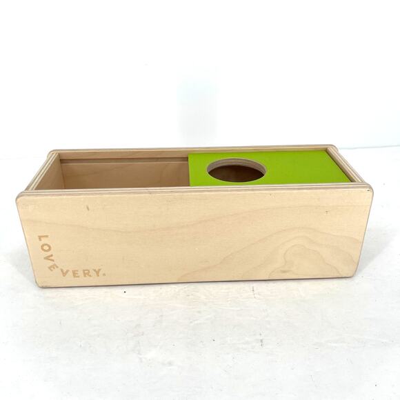 Lovevery Other - Lovevery The Thinker Ball Drop Box Sliding Top Toy Wooden No Balls